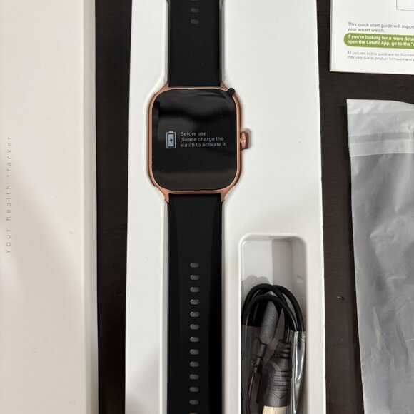 New Letsfit Smart Watch- With rose gold face - Picture 1 of 4